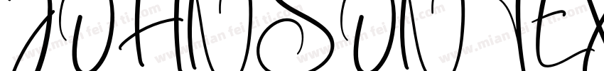 JOHNSONTEXT Regular字体转换